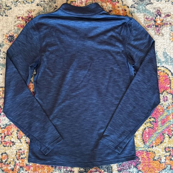 REI Men's Blue Half-Zip Base Layer Shirt - S - Picture 2 of 2